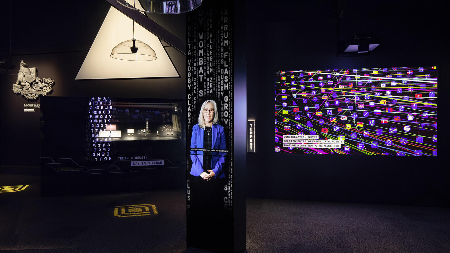 Photo of the Inside of the NMA Decoded Exhibition